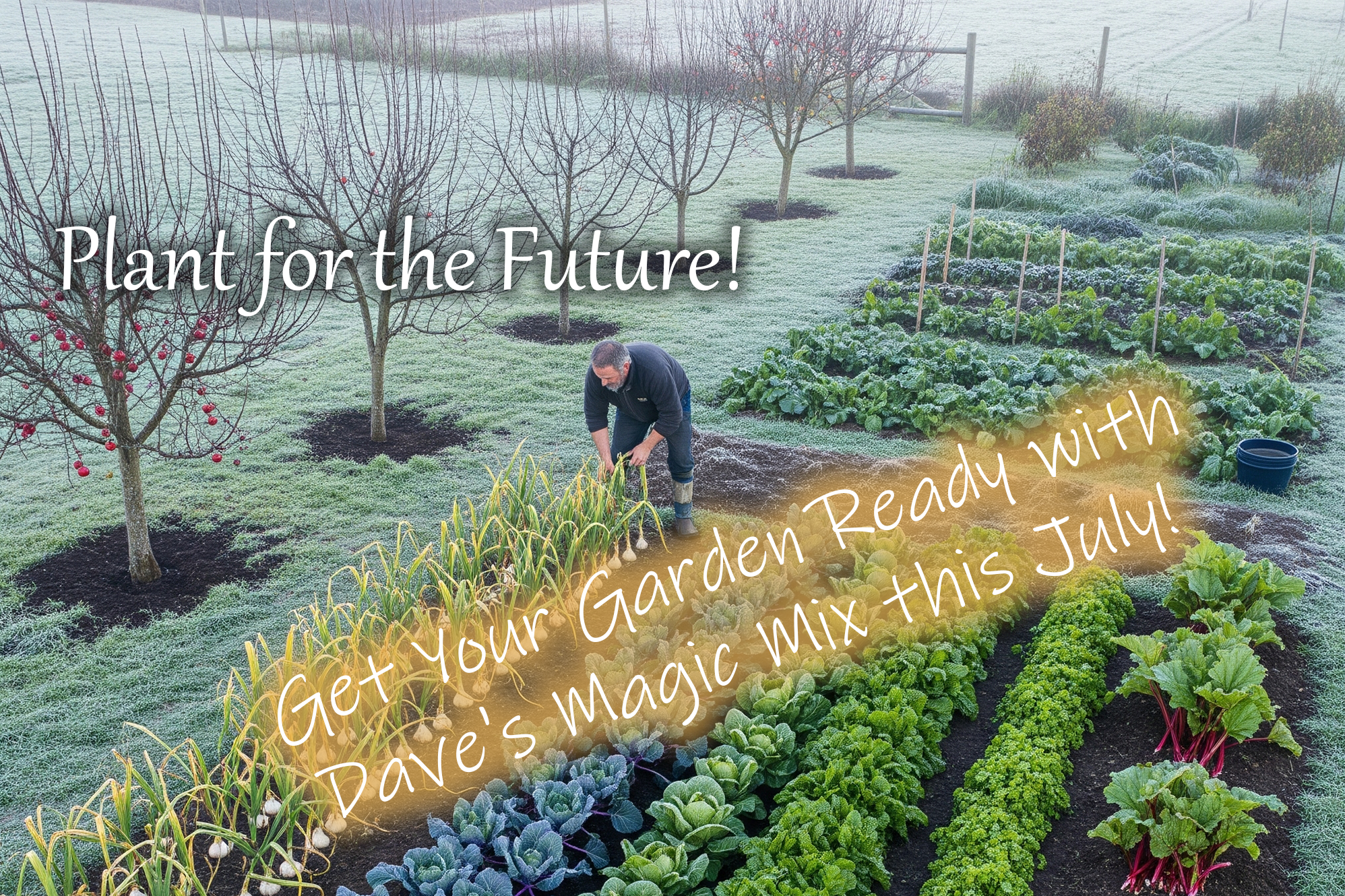 Plant for the Future! Get Your Garden Ready with Dave’s Magic Mix this July!